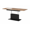Konferenční stůl BUSETTI, černý/dub wotan