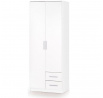 Šatní skříň LIMA S-2, bílá