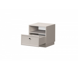 LORINI NOČNÍ STOLEK 45 1SZ - kašmír / černá úchytka / sokl