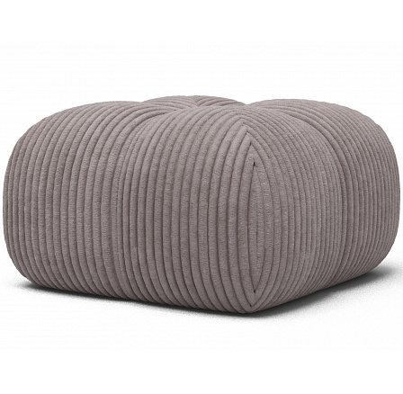 Čalouněný puf Covio, světle šedý samet Modullo 03 85x52 Čalouněný puf Covio, světle šedý samet Modullo 03 85x52