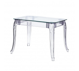 Stůl Ghost 80x120cm transparentní