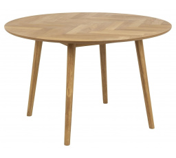 Stůl Nagano kulatý rybí kost