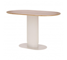 Stůl Maxim přírodní dubový/bílý