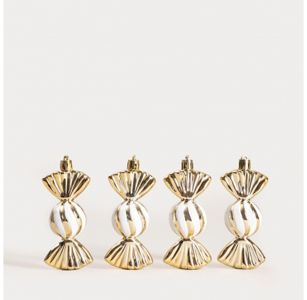 Sada ozdob KENDI zlaté cukrovinky 4 kusy 754951