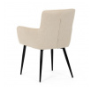 Jídelní židle, béžová, látka, DCH-P3146 CRM2