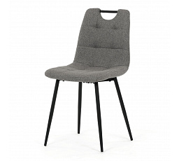 Jídelní židle, šedá, látka, DCL-V2017 GREY2