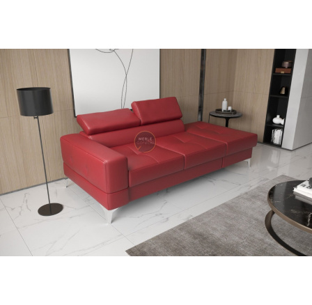 Sofa TOSCANIA II lenoška 205 cm přírodní kůže - přírodní kůže - volitelná barva, pravá strana
