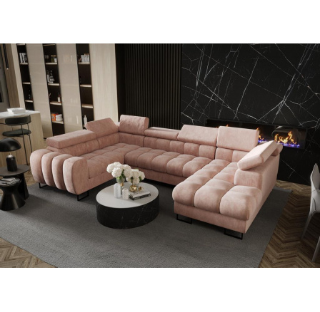 Rohová sedací souprava ASPEN MAX II 195x350x170 cm - levá, volitelný odstín