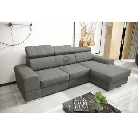 Rohová sedací souprava ROYAL MINI 260×160 - volitelný odstín , pravá