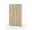 Šatní skříň SID 3d3s, Dub sonoma
