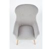 Křeslo COTTO, světle šedé