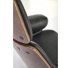 Kancelářské křeslo WEBER ořech / černá
