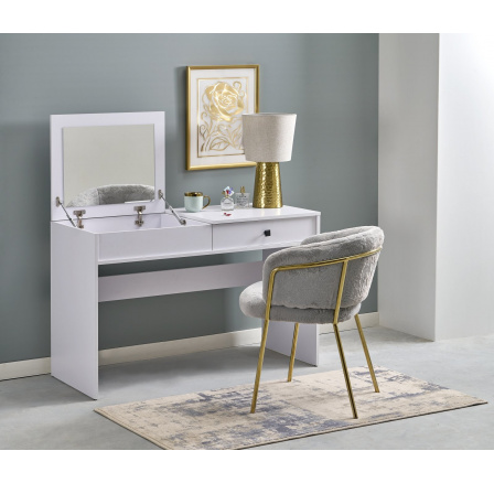 Toaletní stolek MEGAN, Bílá