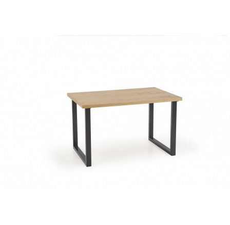 Jídelní stůl RADUS 140x85 MDF+přírodní dýha, přírodní dub