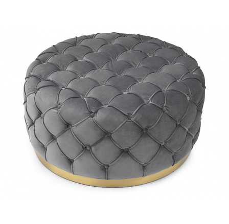 Taburet MIRA VELVET, GREY TAP.206 Taburet MIRA VELVET, GREY TAP.206