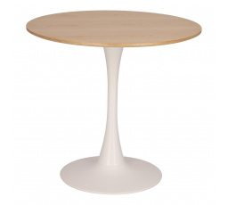 Stůl Simplet Skinny dub/bílý 80 cm