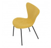 Jídelní židle, žlutá, látka, CT-S8010 YEL2