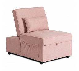 Rozkládací Křeslo IBERIS 67 cm na Spaní Růžové
