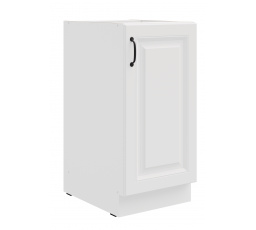 Dolní skřínka STELLO - 40 D 1F BB, Bílá/Bílá