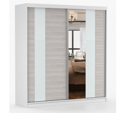 Šatní skříň MULTI 32 - 203 cm, Bílá/Kathult