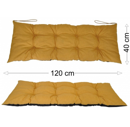 Podsedák 120x40 žlutý melír