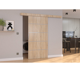 Posuvné dveře na stěnu BIELLA 96 Sonoma