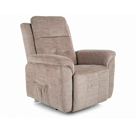 ROZKLÁDACÍ KŘESLO MORGAN RAVEN TMAVĚ BÉŽOVÁ 30