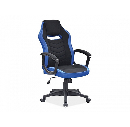 Kancelářské křeslo CAMARO, černá/modrá