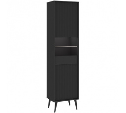 Vitrína BARCELONA 2D, Černá/Černá