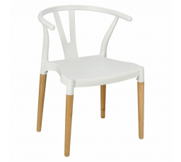 Židle Wicker PP Simplet bílá