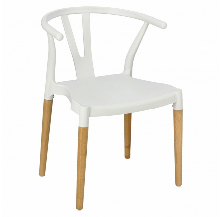 Židle Wicker PP Simplet bílá