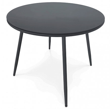 Zahradní stůl 90x90cm, kov, šedá, AZT-L1352 GREY