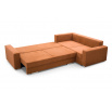 Rohová sedací souprava Toro P oranžovo-hnědá