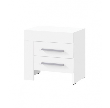 Noční stolek Cezanne R21 levý, bílá