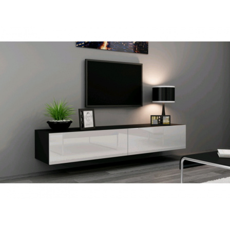 TV komoda VIGO 180 - černo-bílá TV komoda VIGO 180 - černo-bílá