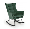 Houpací křeslo BAZALTO, Zelená
