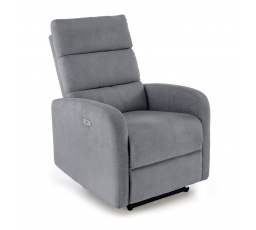 Elektricky polohovatelné a masážní křeslo CARINIO, Šedá