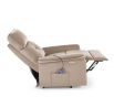Elektricky polohovatelné a masážní křeslo SEMIR 2, Béžový Bluvel 40
