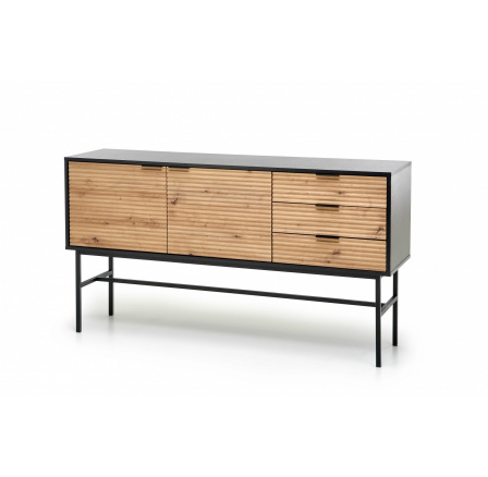 Komoda MURANO KM-1, artisan dub/černá