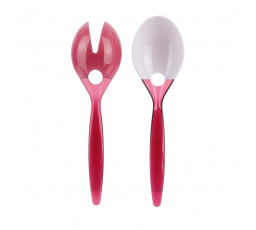 Sada příborů na salát červená