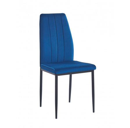 Židle velvet modrá K12-FX