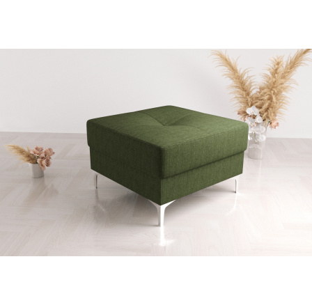 Taburet  ORION s kontejnerem 70 x 70 cm H08 zelená – rychlé odeslání