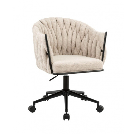 Kancelářské křeslo FB37JB, Béžová/Černá