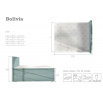 Postel - boxspring BOLIVIA - BB04, Sawana 26