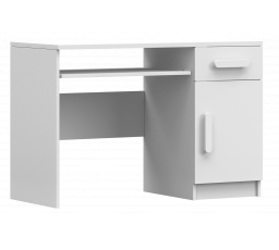 Psací stůl SMYK I - 08, Bílá Mat/Bílá