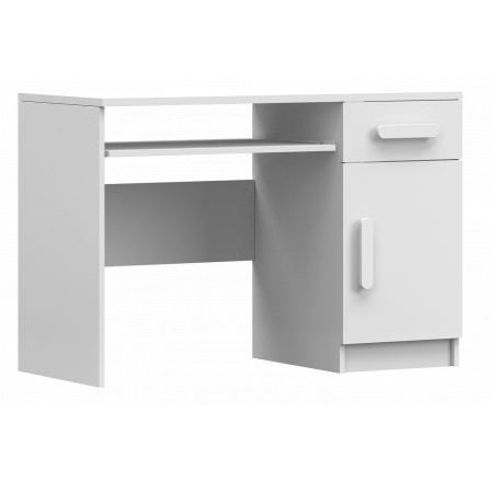 Psací stůl SMYK I - 08, Bílá Mat/Bílá