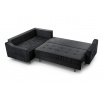 Rohová sedací souprava L Amalia - černá
