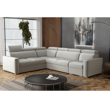 Sedací souprava Petrit V levá Paros světle šedá