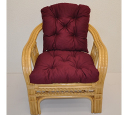 Polstr na křeslo Rio De Janeiro látka vínový kepr