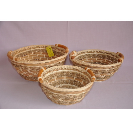 Ratanové košíky set 3 kusy Ratanové košíky set 3 kusy